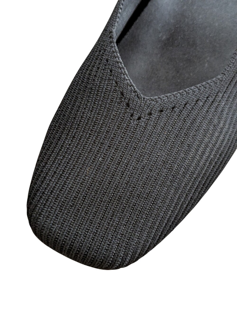Vivaia Margot Square-Toe Black Ballet Flats Size 40 - Picture 5 of 9